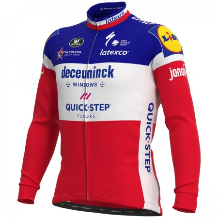 Wielershirt 2021 Deceuninck–Quick–Step N001 Lange Mouw